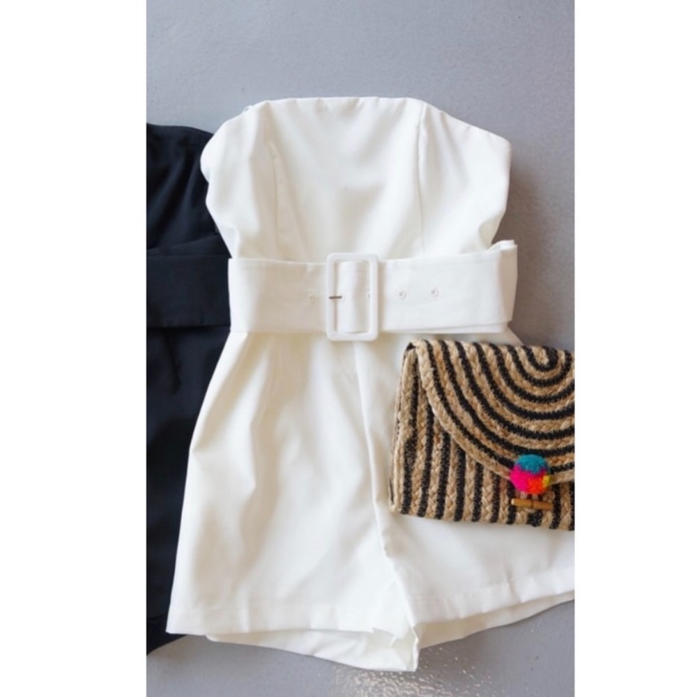 Strapless Romper